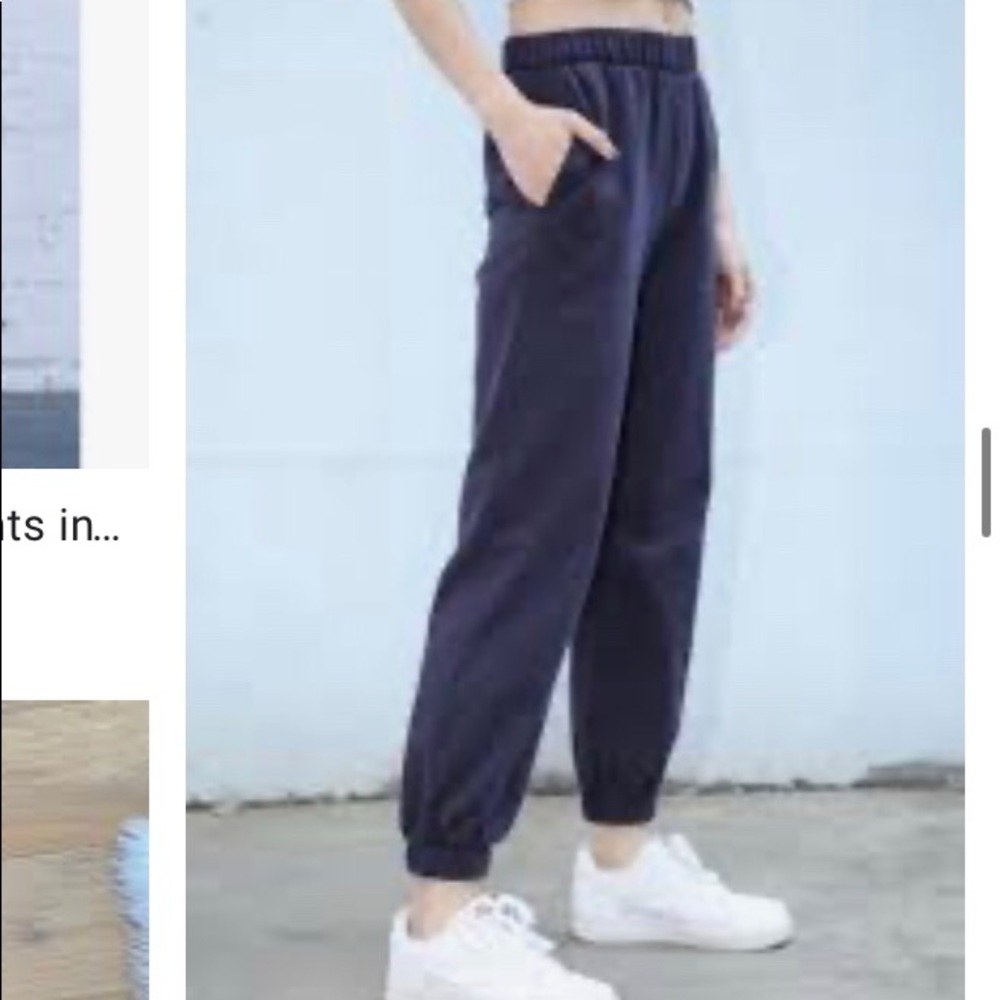 Brandy Melville navy blue Rosa sweatpants